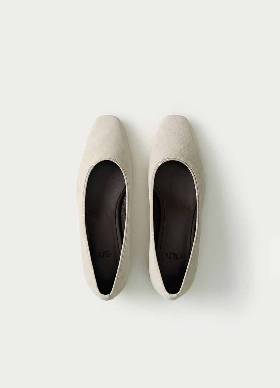Nothing Written Melle low heel pumps (Gray suede)