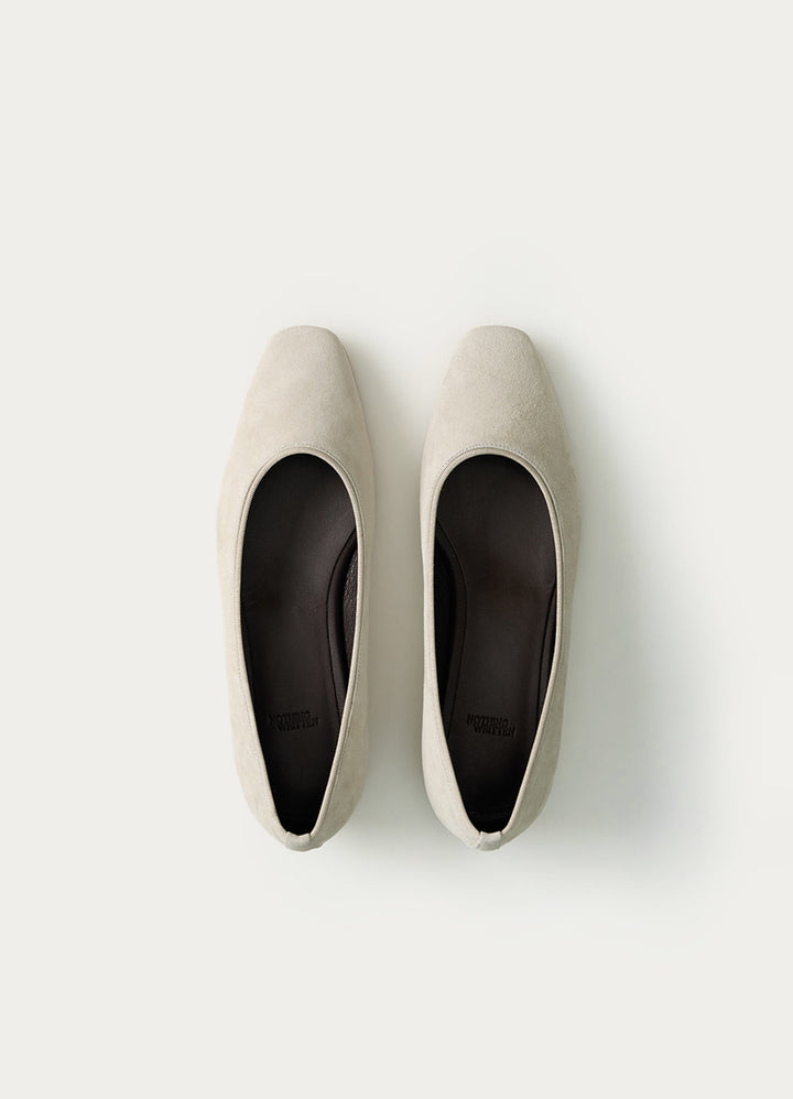 Nothing Written Melle low heel pumps (Gray suede)