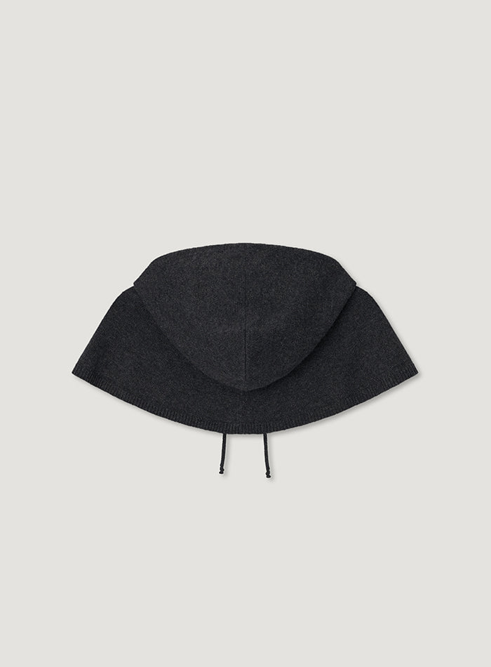 Mango Maniplease Muze Hooded Cape Charcoal