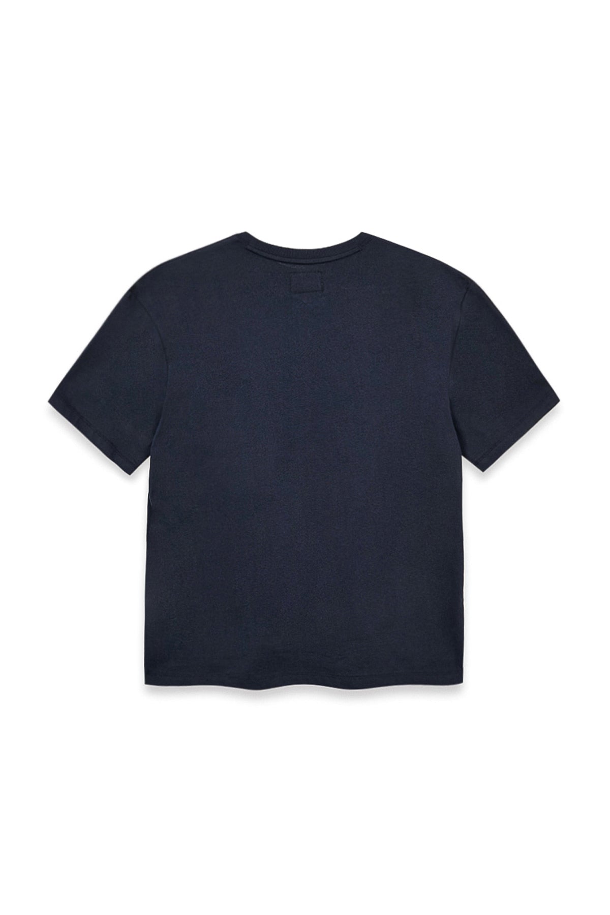 [matinkim] VINTAGE LOGO GRAPHIC TOP IN NAVY
