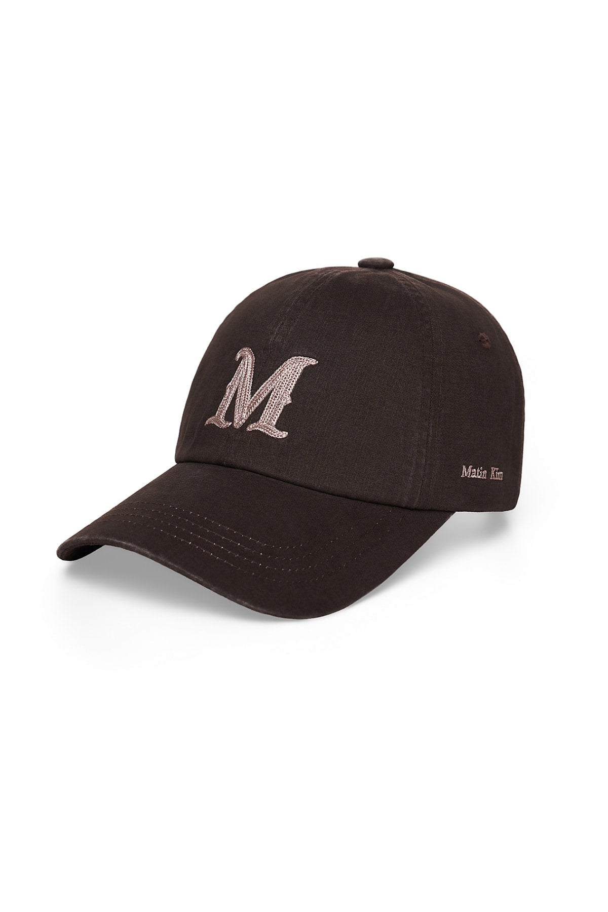 Matinkim Matin Initial Ball Cap IN Brown