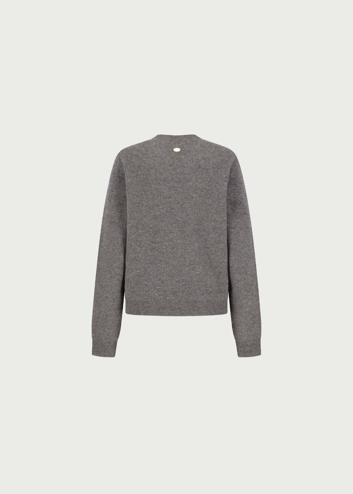 Depound 30% cashmere round pullover - brown