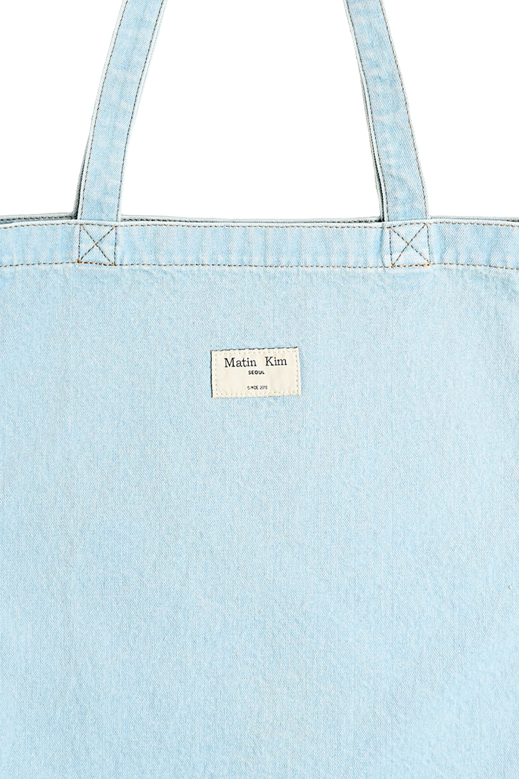 Matinkim Matin Stitch Denim Ecobag IN Sky