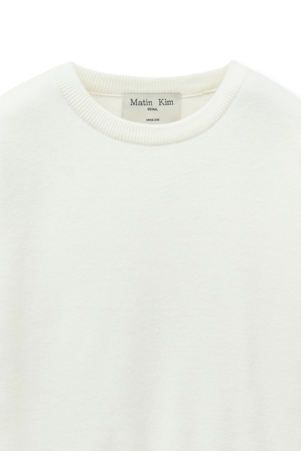 [matinkim] Detachable Skirt Knit Pullover IN Ivory