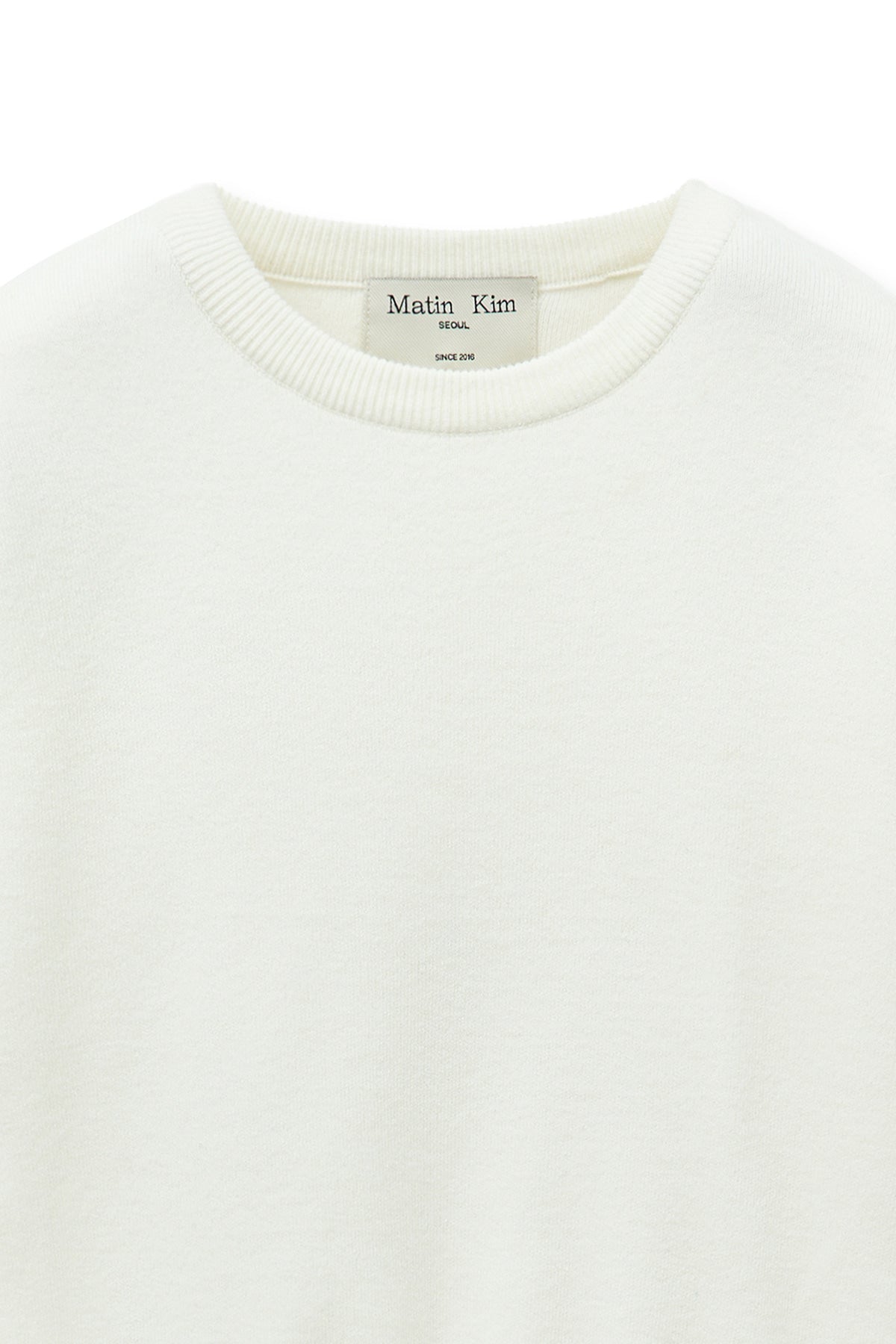 [matinkim] Detachable Skirt Knit Pullover IN Ivory