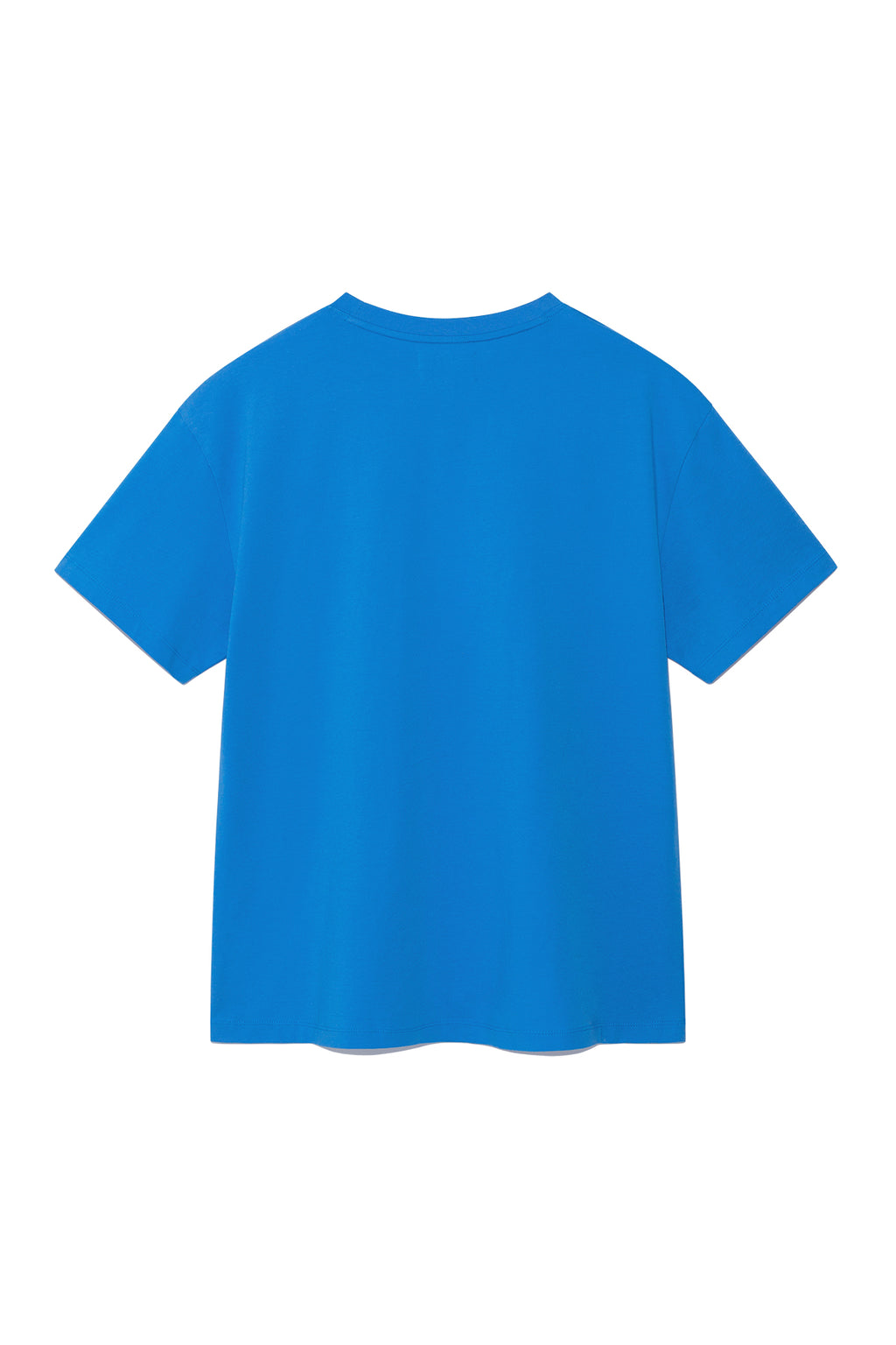 [matinkim] PAIRING LOGO PRINTING TOP FOR WOMEN IN BLUE