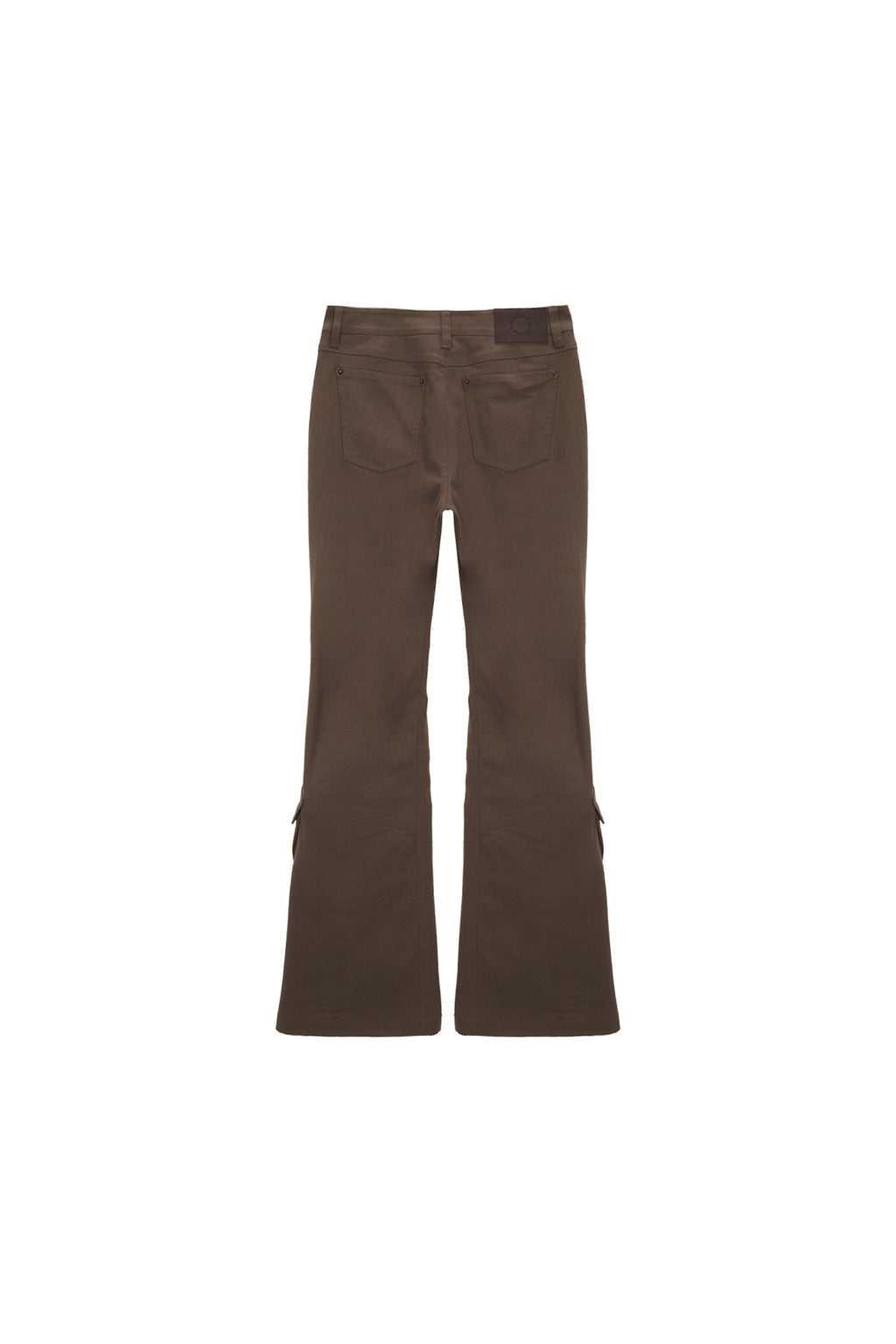 [matinkim] BOOTS CUT CARGO PANTS IN KHAKI BROWN