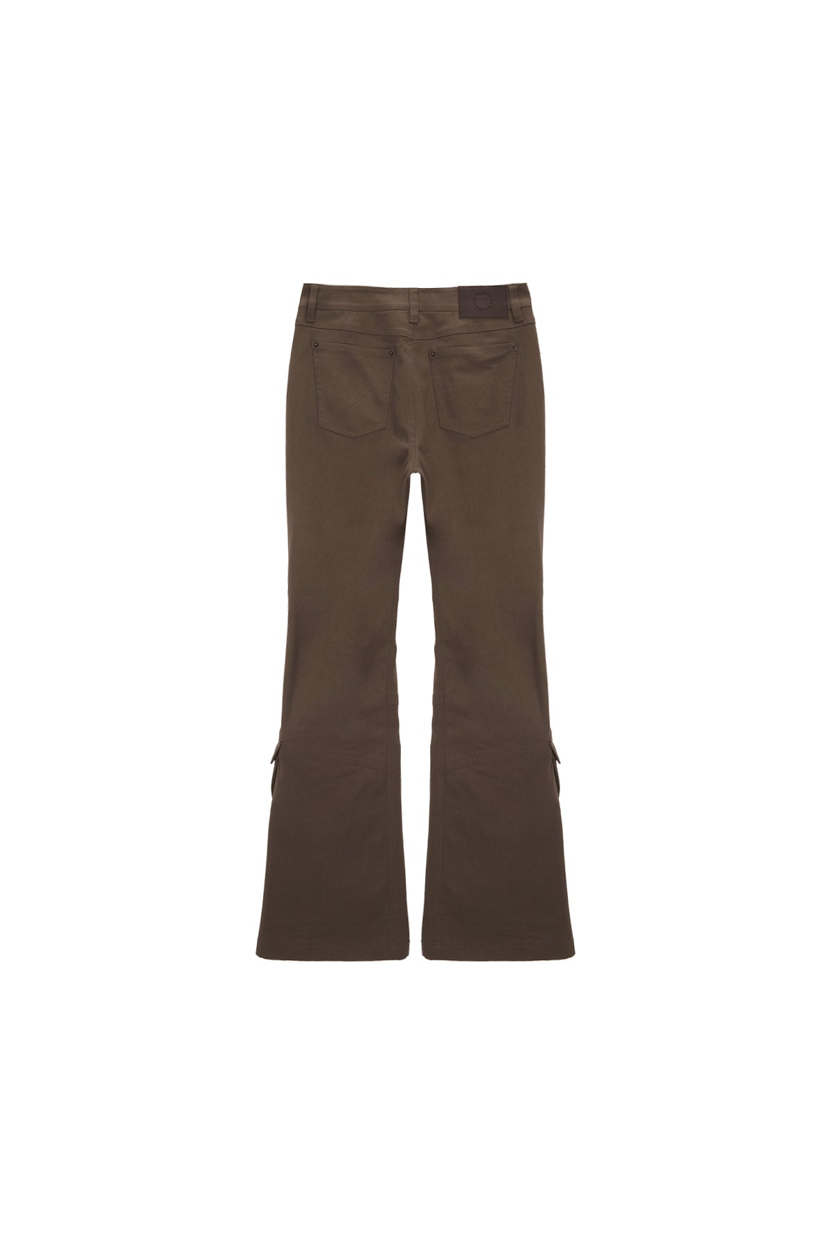 [matinkim] BOOTS CUT CARGO PANTS IN KHAKI BROWN
