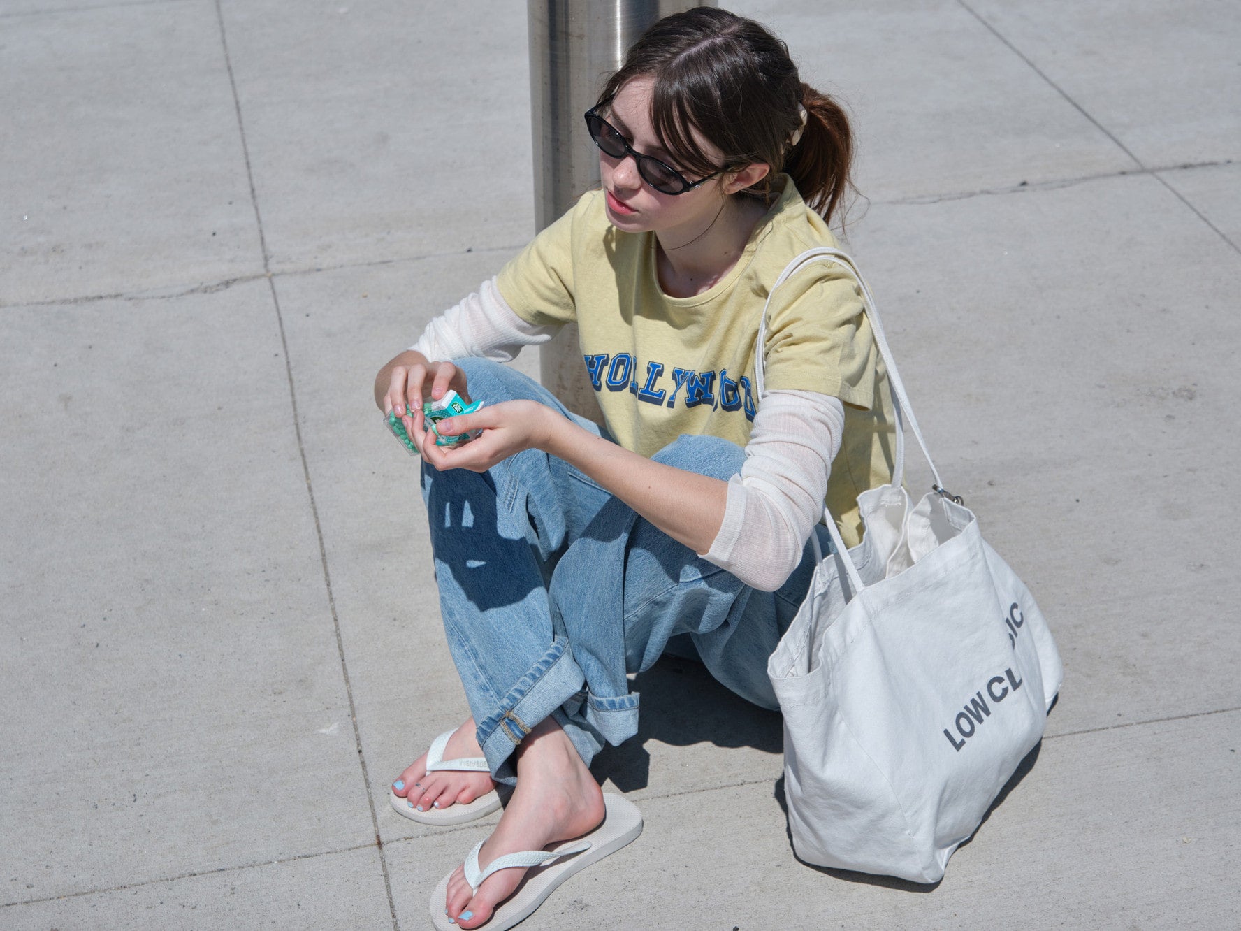 Low Classic Hollywood Baby Tee Yellow