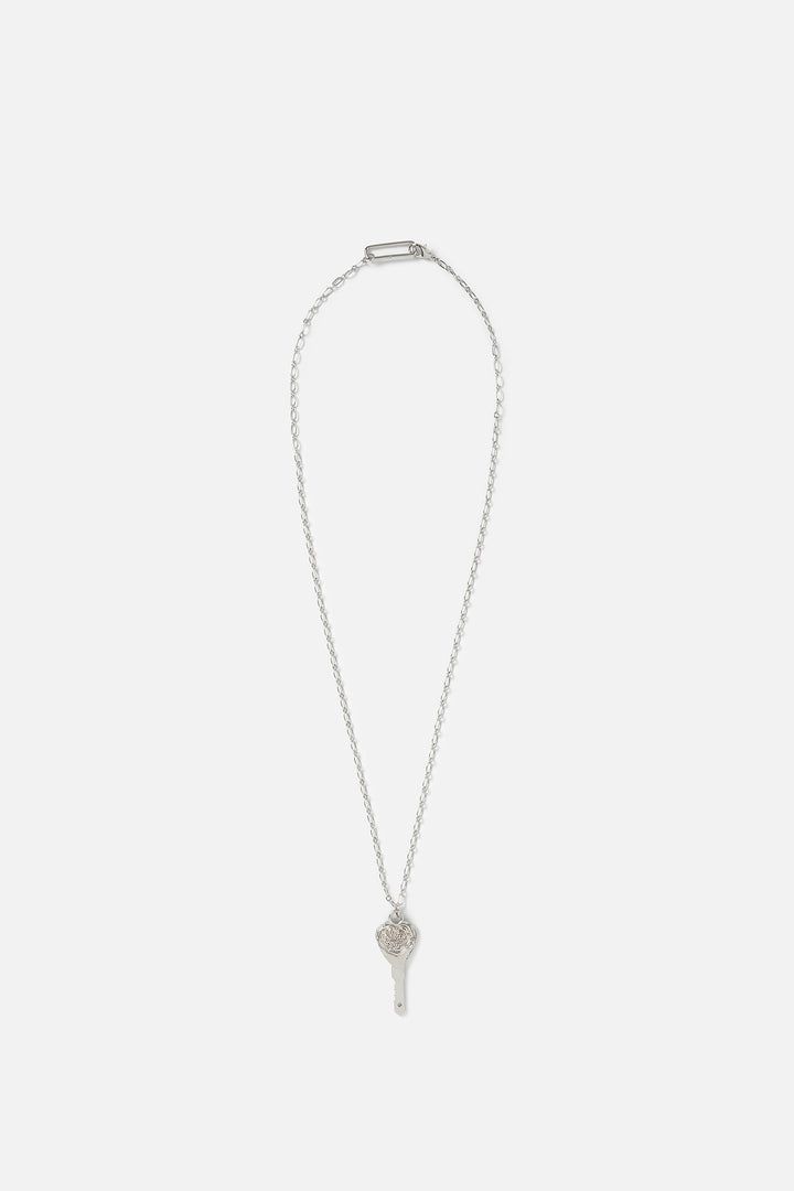 Instantfunk Key Chain Long Necklace - Silver