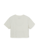 MLB Korea Women's Dia Monogram Tonal Jacquard Crop T-Shirts