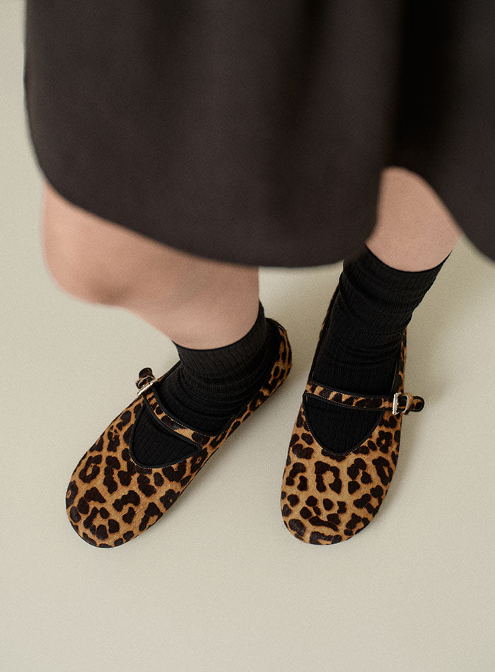 Mango Maniplease Yonni Mary Jane Leopard