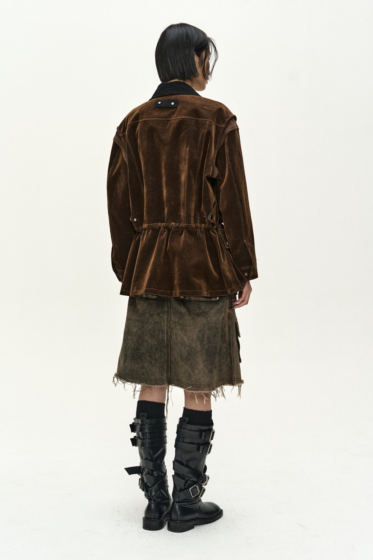 Andersson Bell Multi-Pocket Velvet Safari Jacket