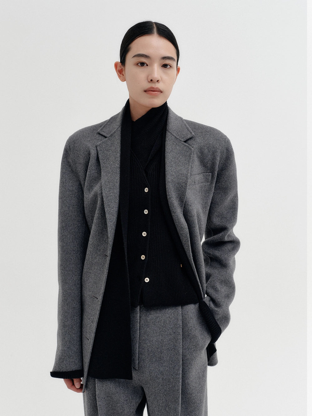 EENK Tailored Jacket - Melange Gray