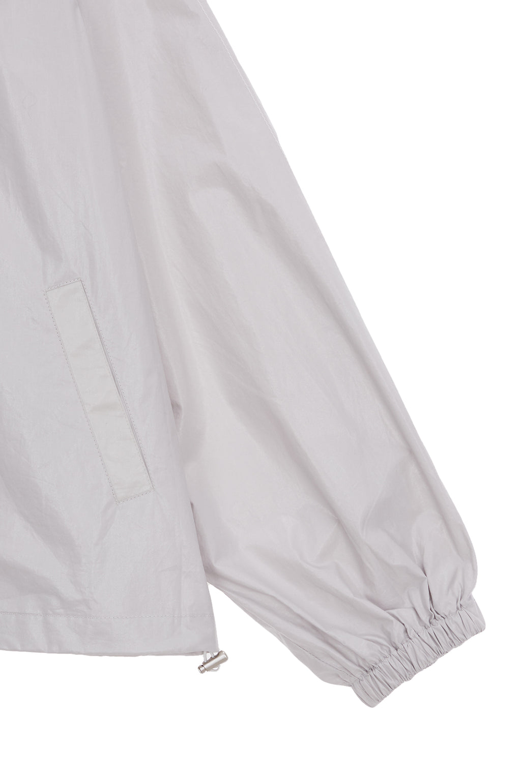 [matinkim] MATIN KIM LOGO COATING JUMPER IN GREY