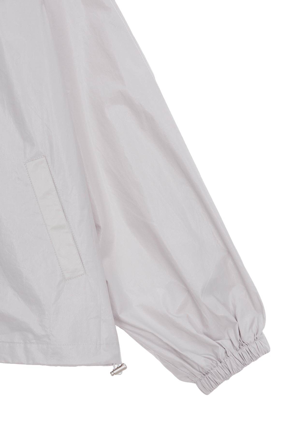 [matinkim] MATIN KIM LOGO COATING JUMPER IN GREY