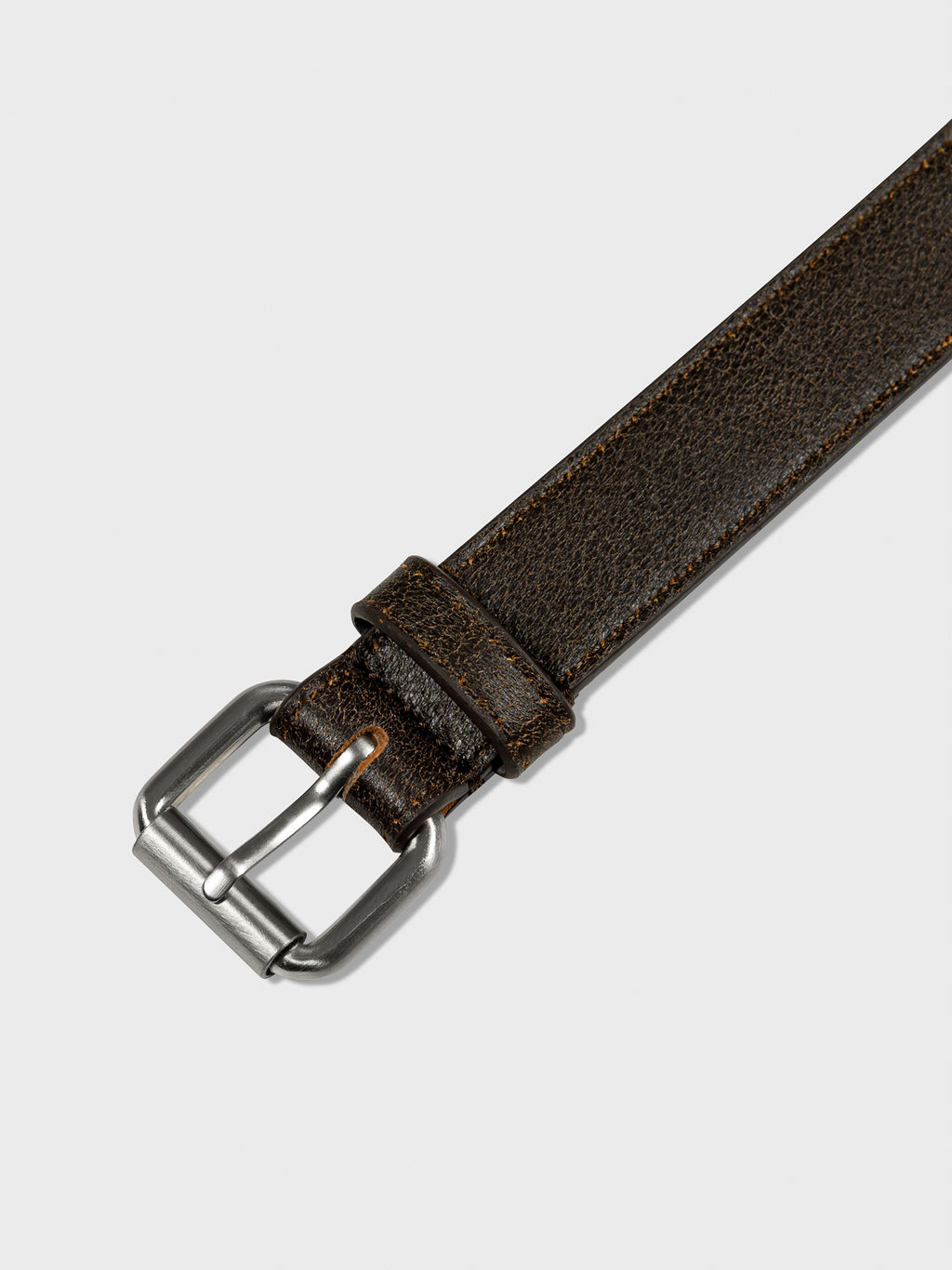 Low Classic Leather Belt Brown