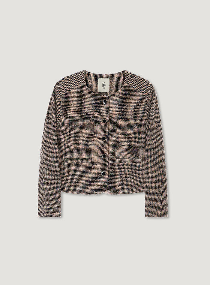 Mango Maniplease Burd Tweed Jacket