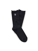 Mlb Feminine Ruffle High Socks