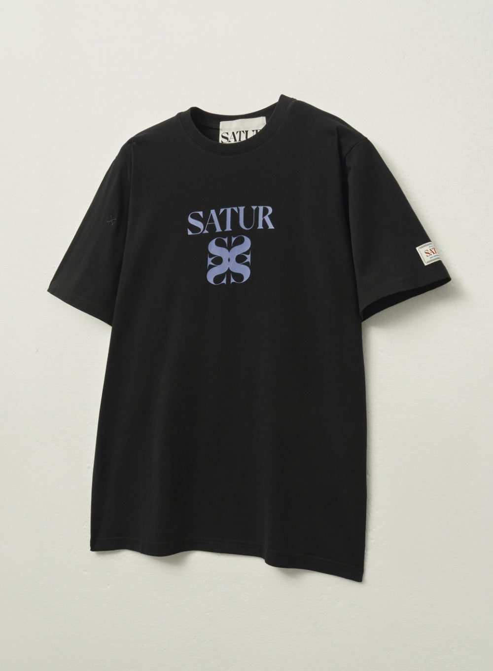 [satur] Classic Logo T-Shirt - Art Black
