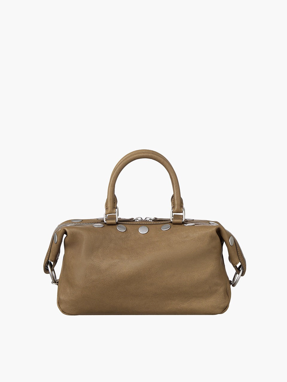 Margesherwood Dumpling Stud Mini vintage camel washed nappa