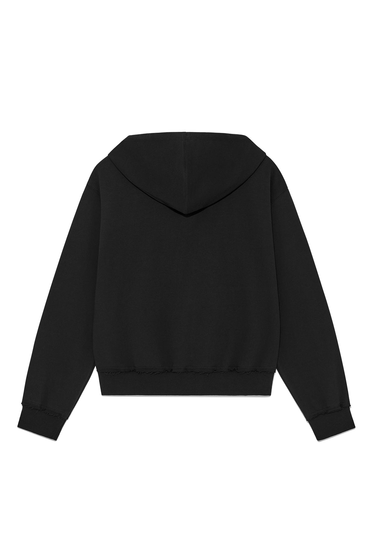 Matinkim Applique Cutted Logo Hoody Zip UP IN Black