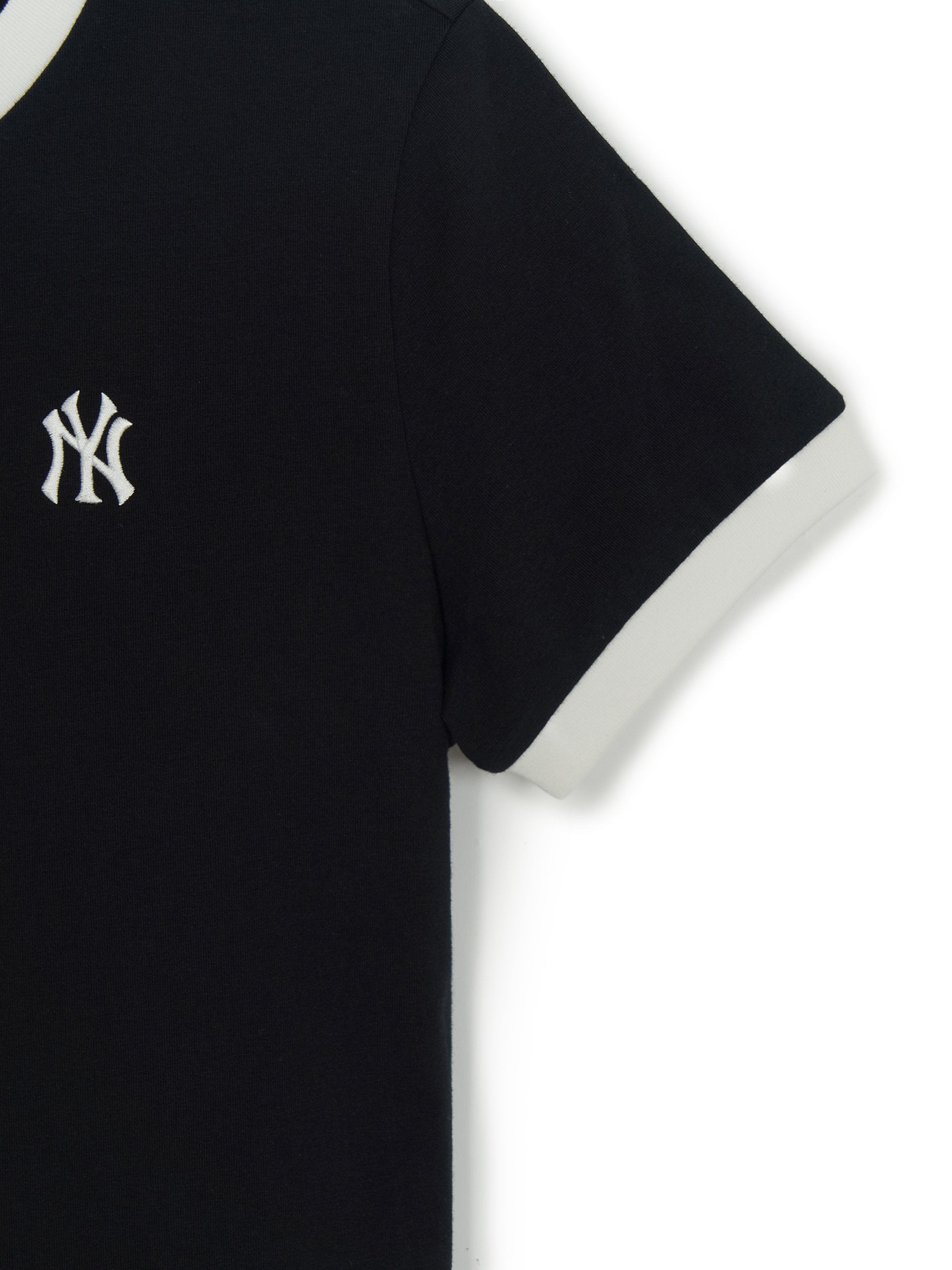 [mlb korea] Women's Basic Small Logo Ringer T-shirts