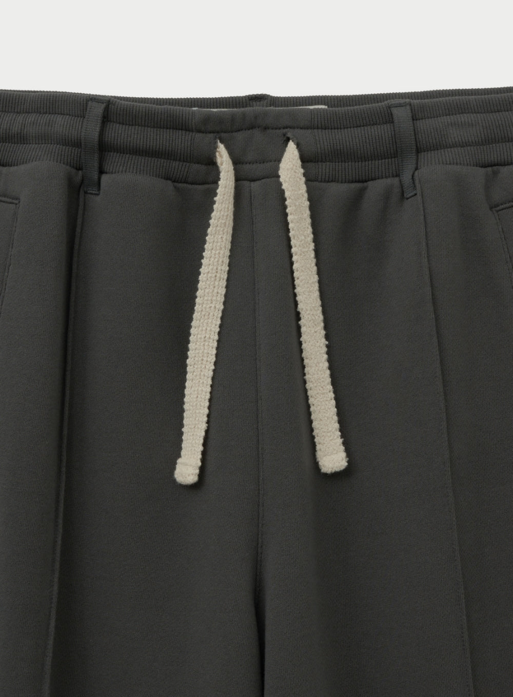 [satur] Teo Cotton Banding Sweatpants - Charcoal