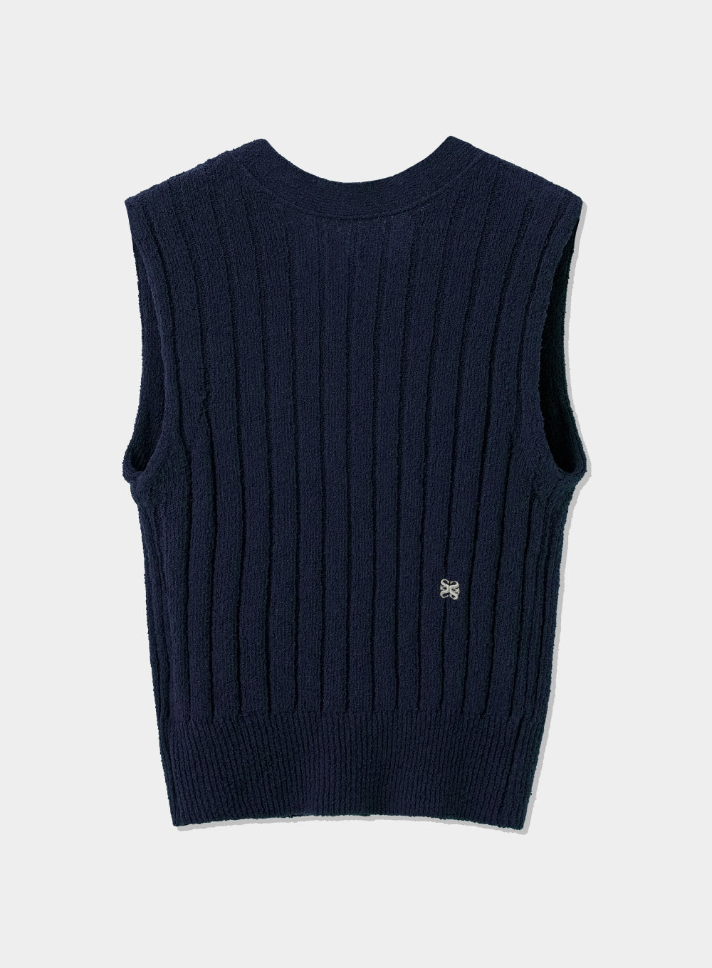 [satur] Latina Back-Front Knit Cardigan - Bespoke Navy