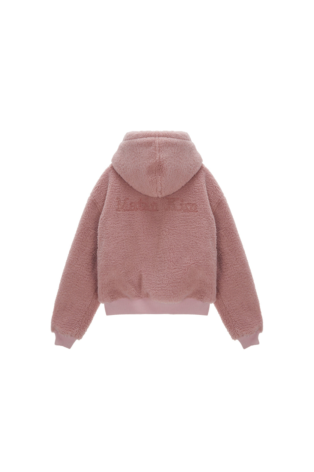 Matinkim Logo Point Fleece Hoody Jumper For Women IN Pink