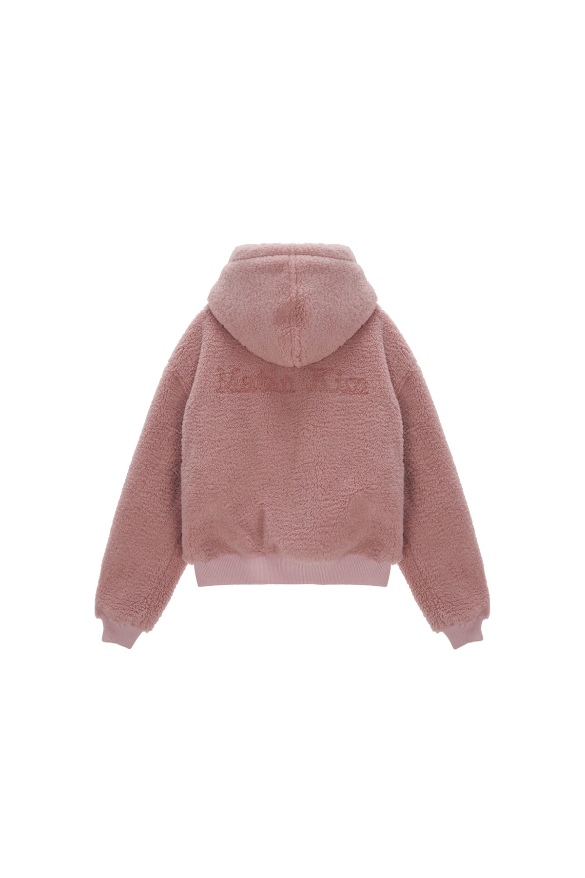 Matinkim Logo Point Fleece Hoody Jumper For Women IN Pink