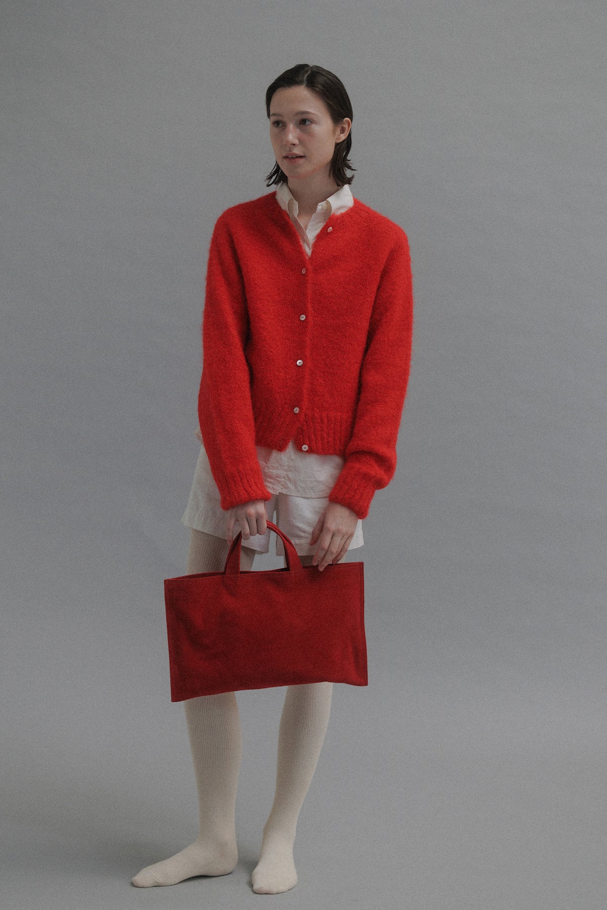 Nothing Written Ravioli suede bag (Night)