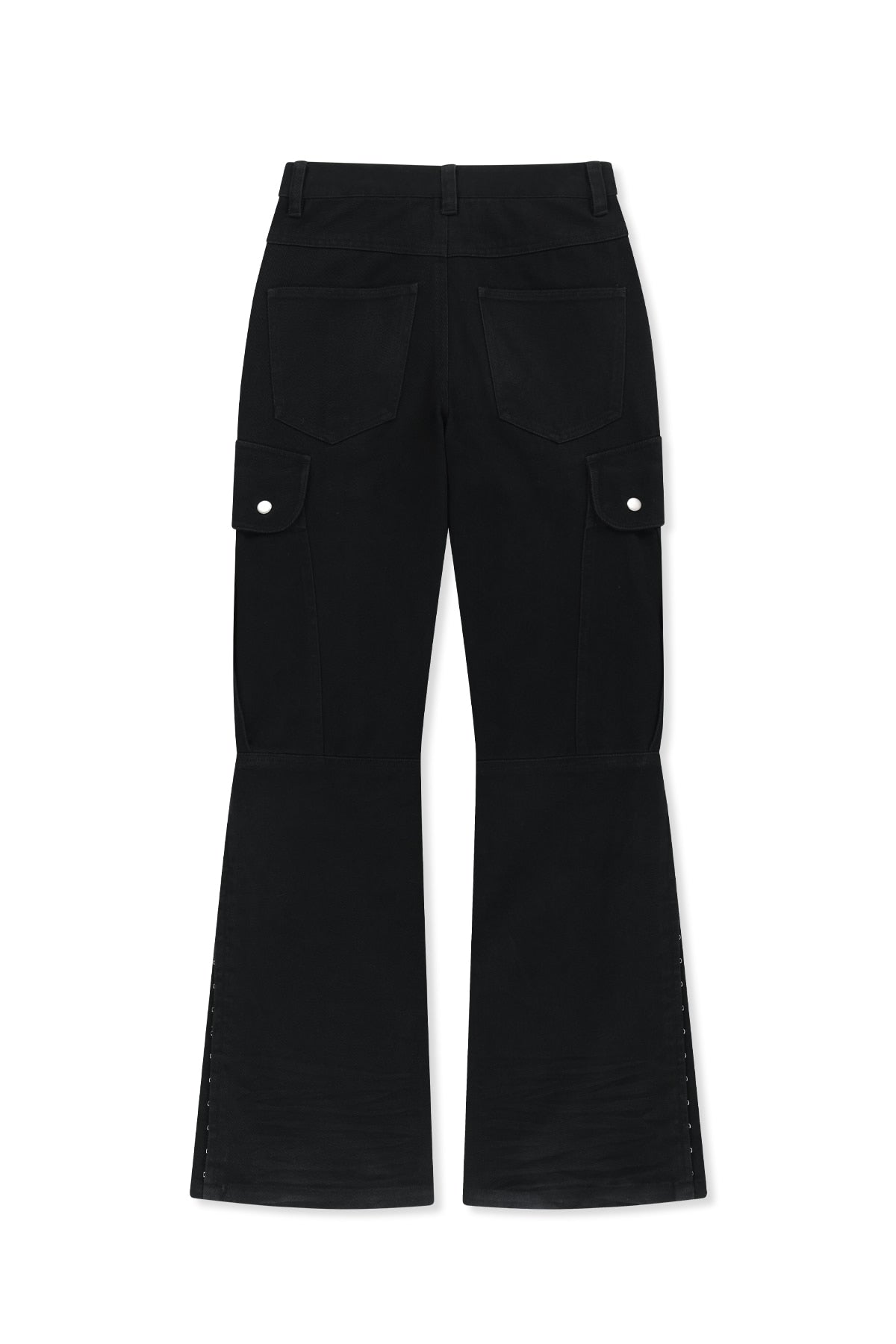 Matinkim Multi Hook Bootcut Cargo Pants IN Black