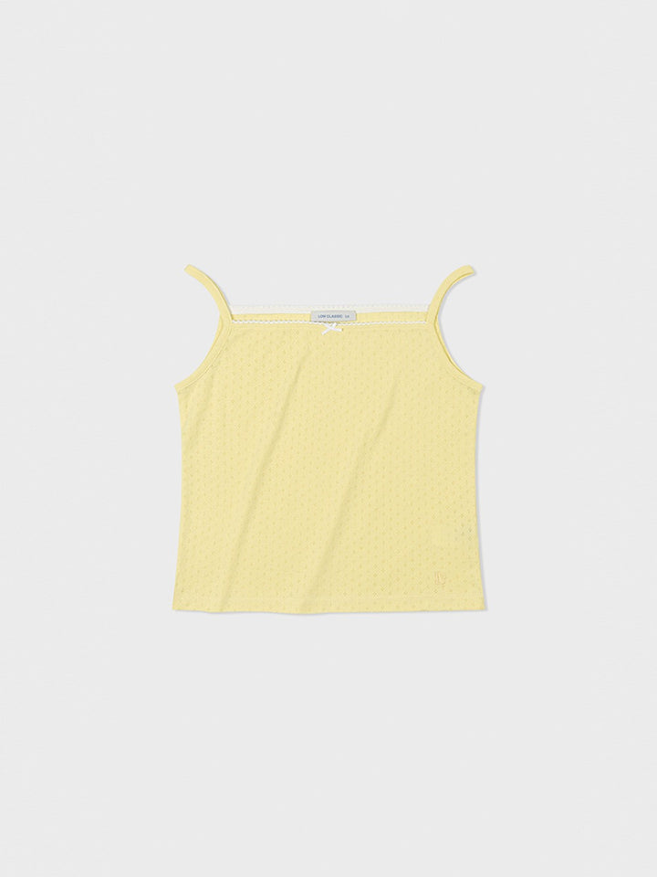 Low Classic Ribbon Pointed Sleeveless Sunflower