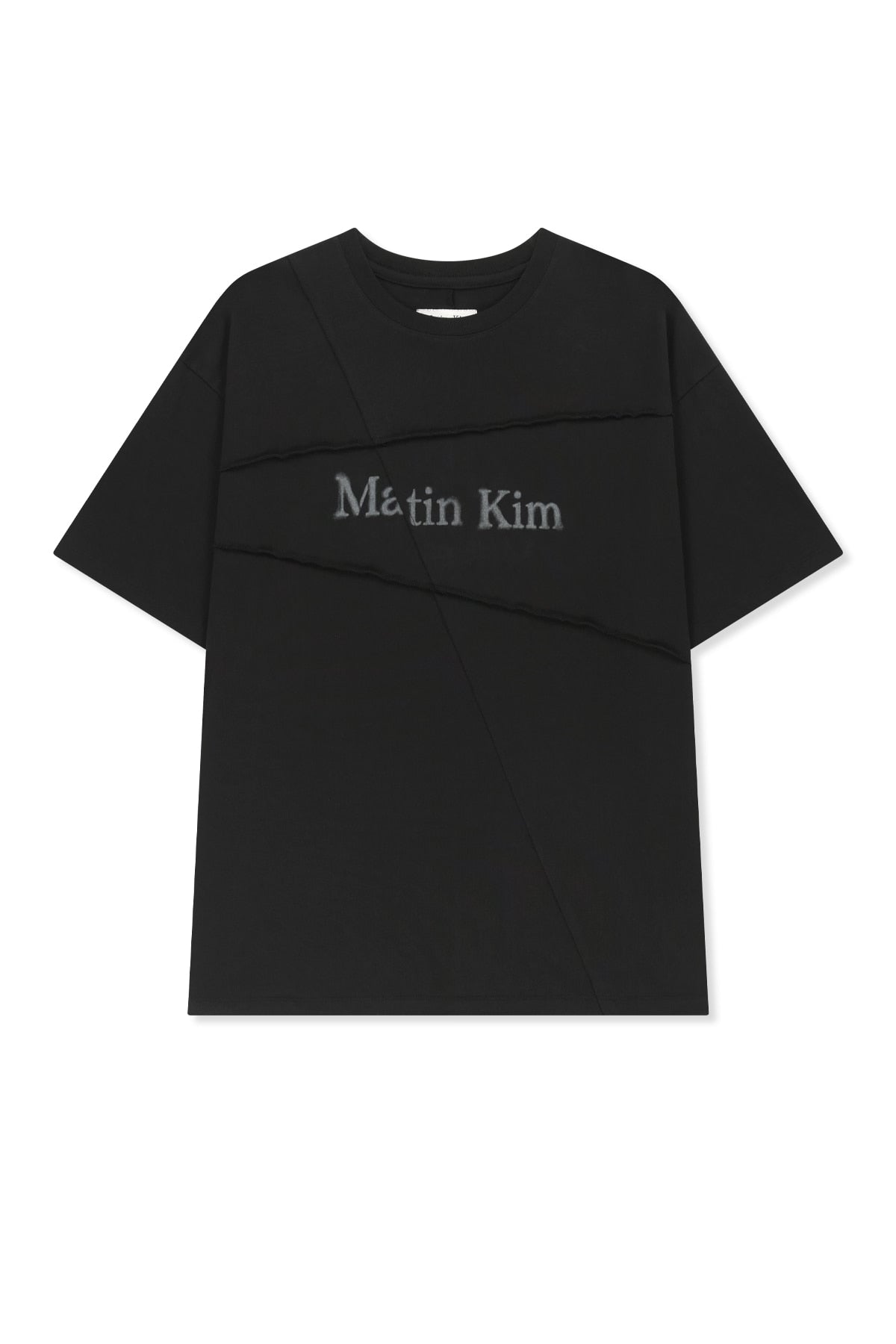 Matinkim Diagonal Cut Logo Top IN Black