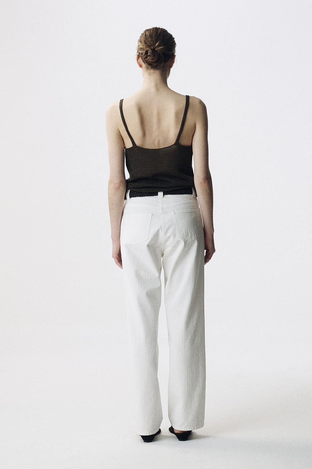 Nothing Written Jeanne cotton pants (Off white)