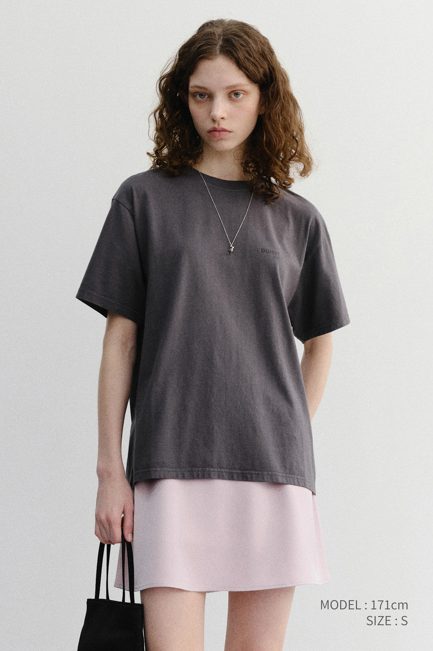 Dunst Unisex Garment Dyed T-Shirt Charcoal Grey