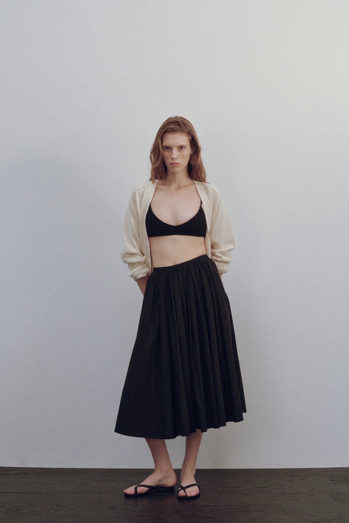 Nothing Written Seersucker bikini (Black)