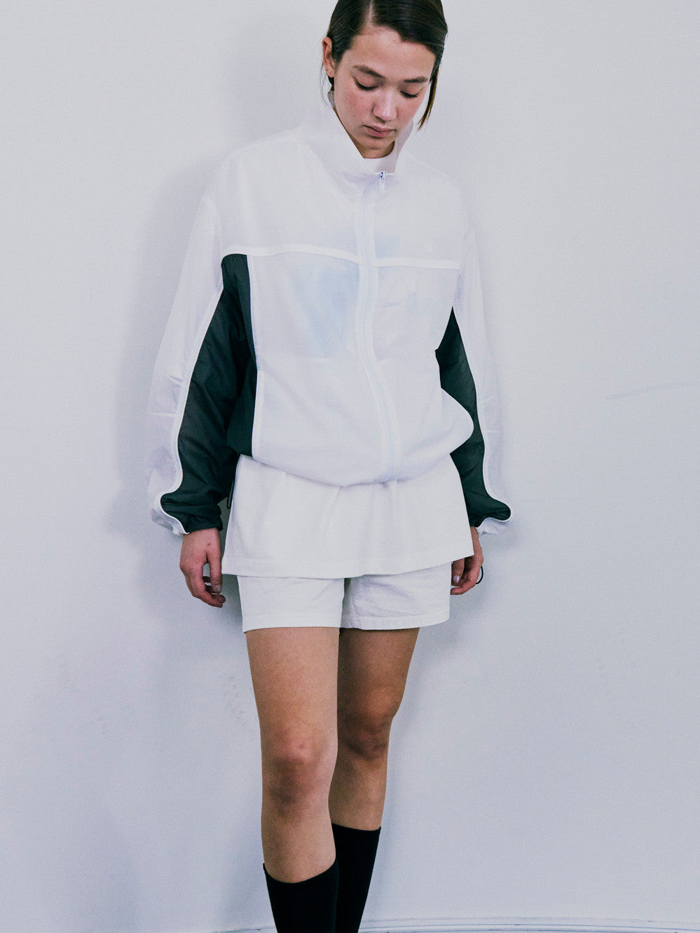 [Low Classic] Trimming Nylon Jacket_White