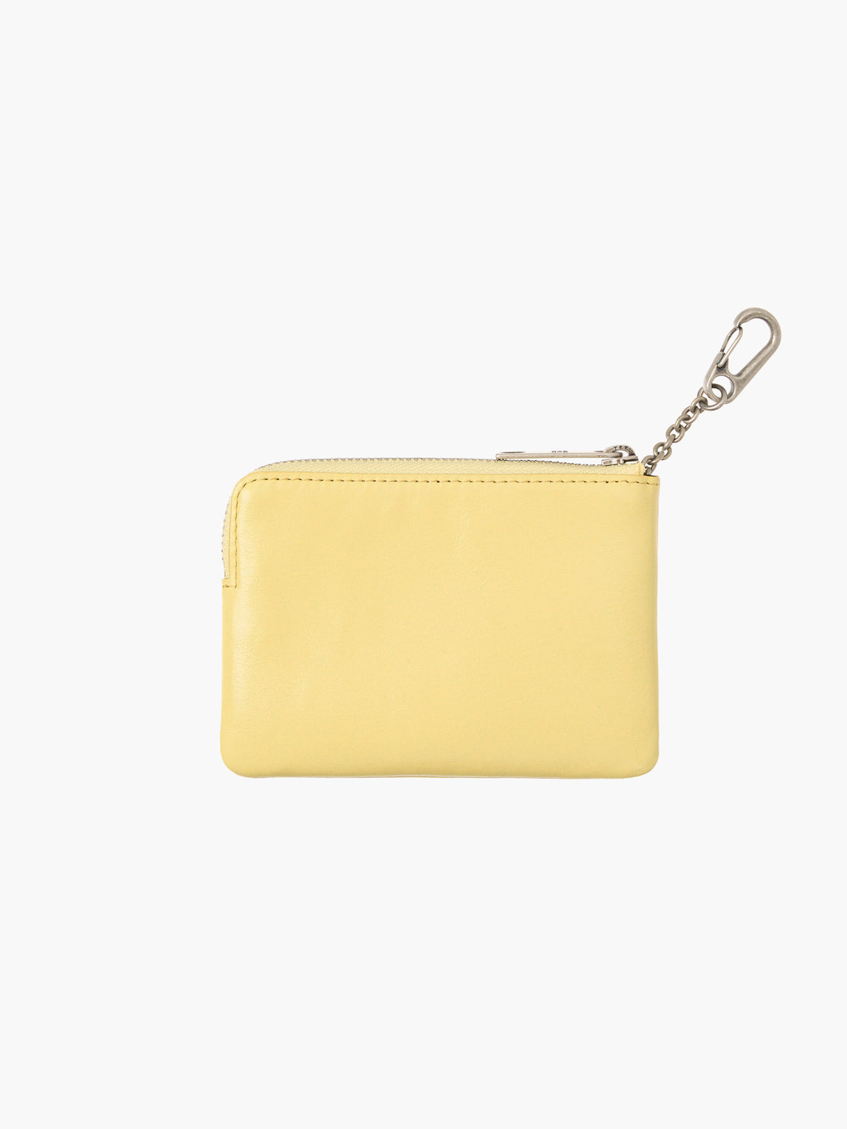 Margesherwood Heart Zipper Wallet Silver Logo soup glossy plain