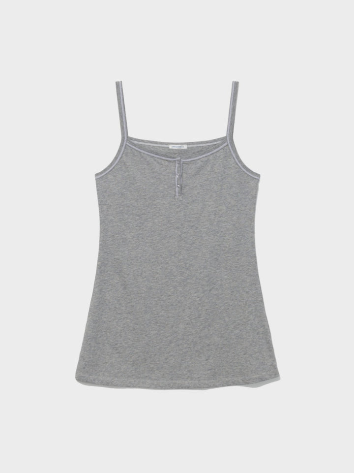 Low Classic Camisole Jersey Dress Melange Grey