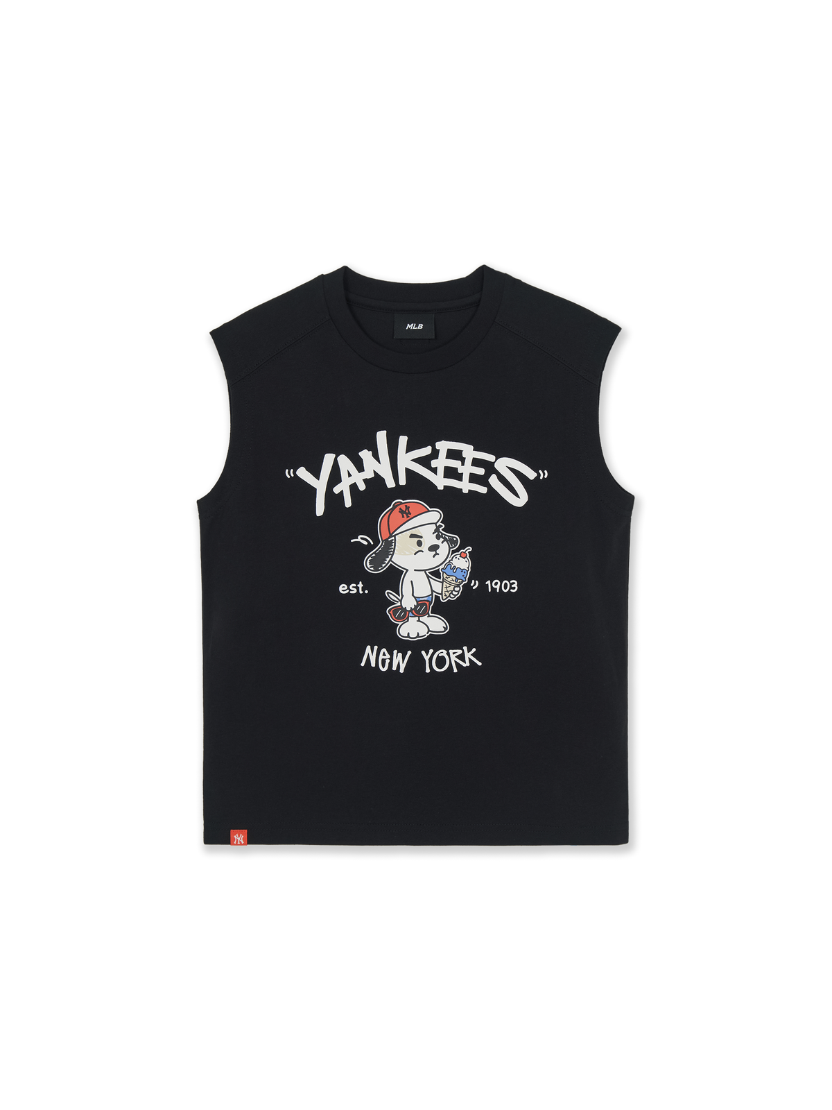 Mlb Street Bark & Bunny Summer Artwork Sleeveless T-shirt New York Yankees