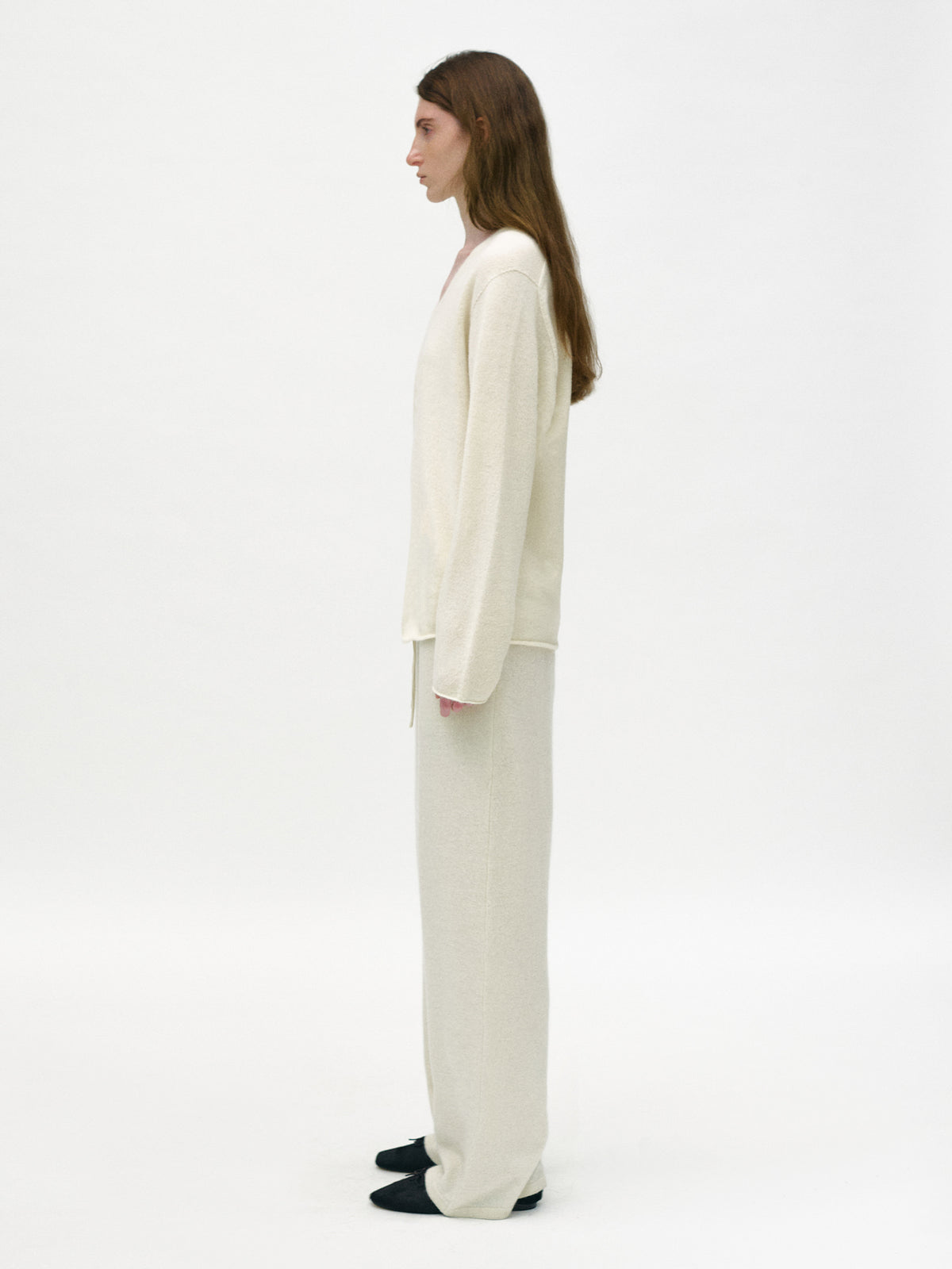 Nothing Written Lou knit pants (Milk ivory)