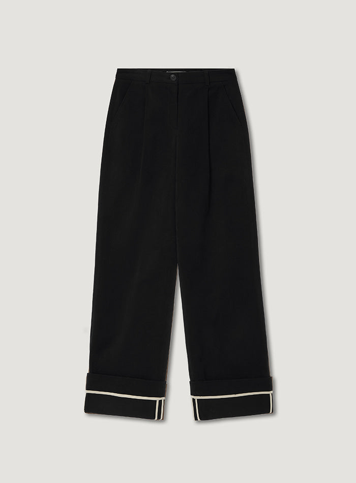 Mango Maniplease Turn Pintuck Pants