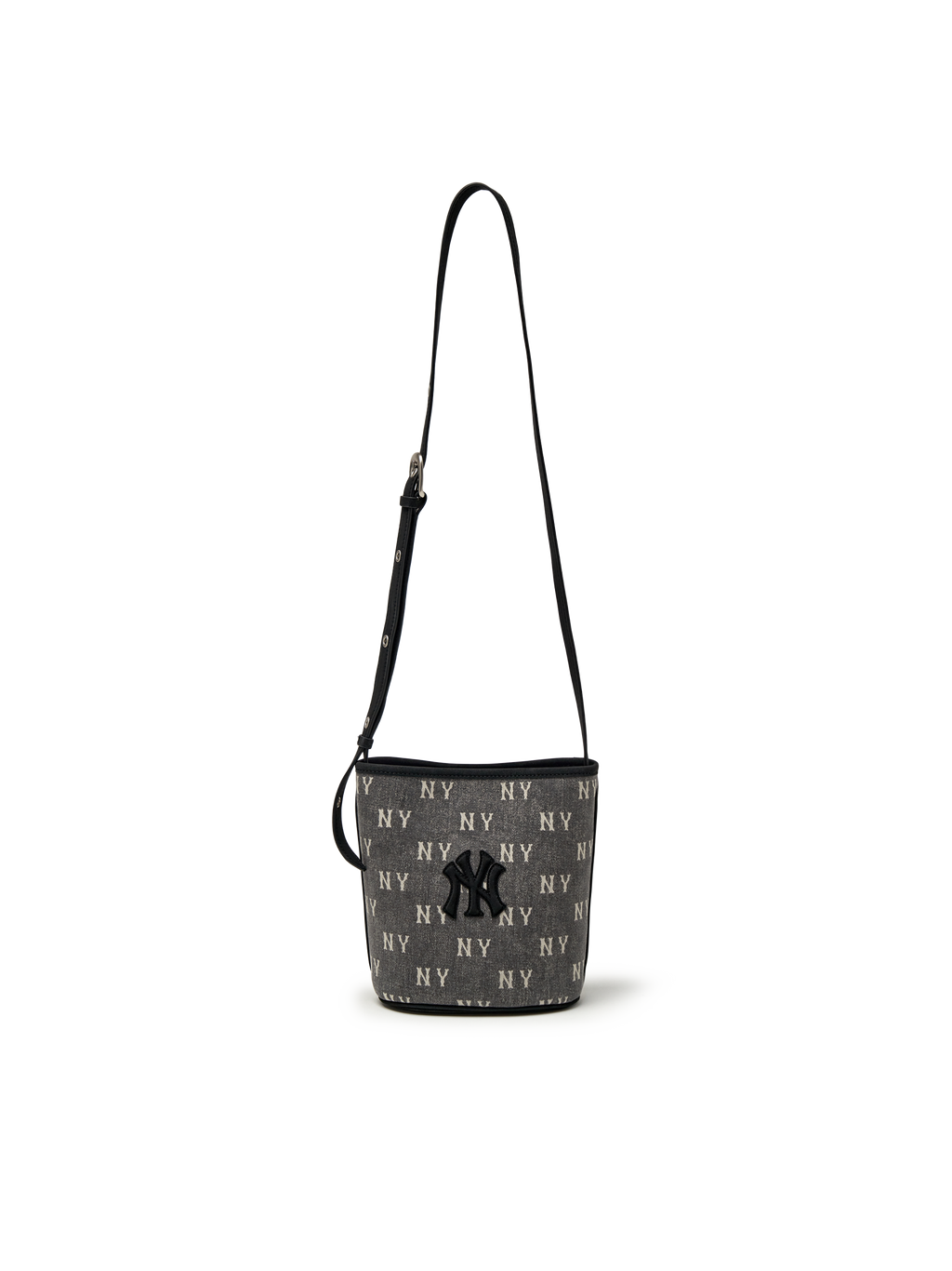 [MLB] Classic Monogram Vintage Denim Mini Bucket Bag