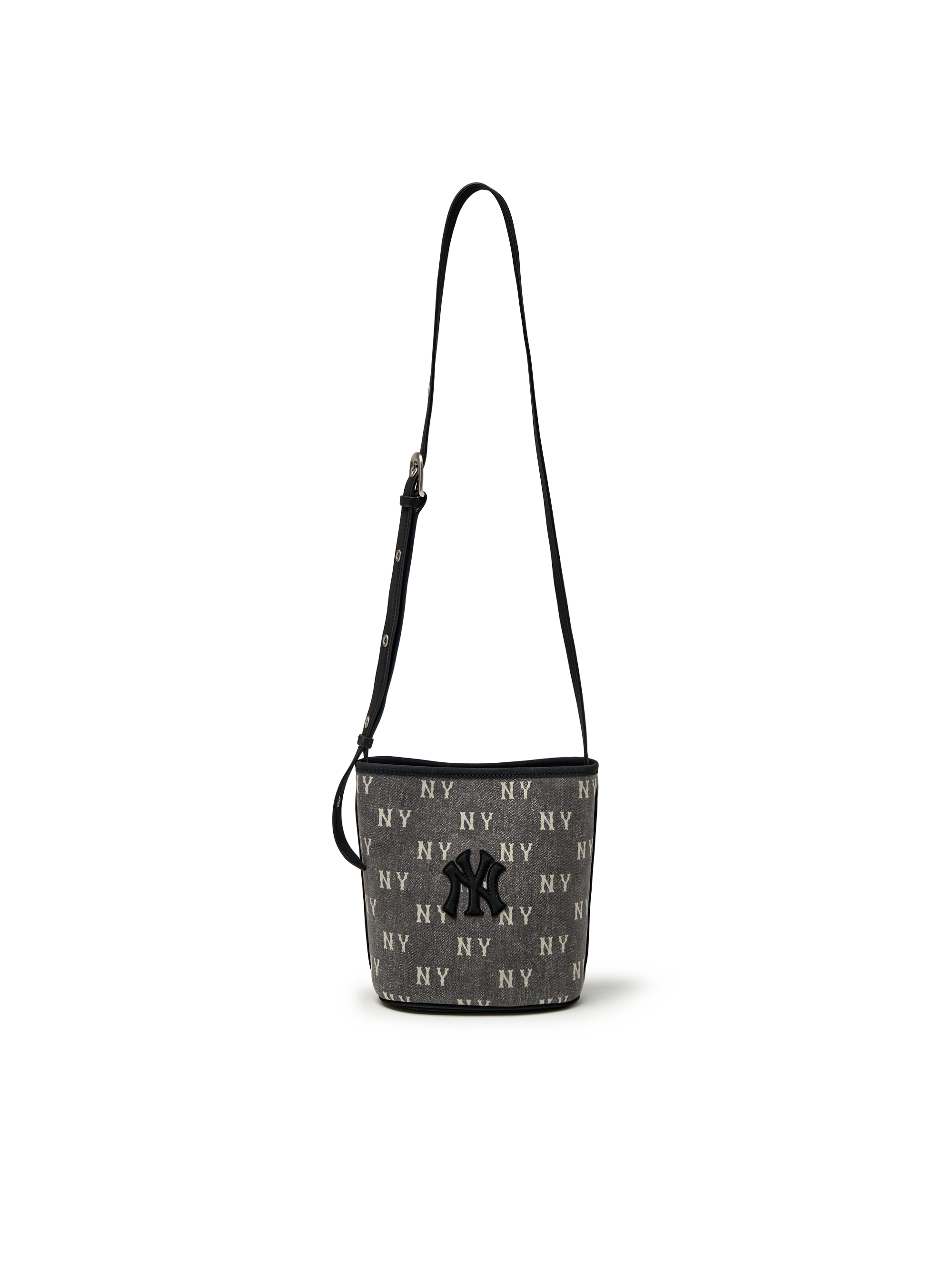 [MLB] Classic Monogram Vintage Denim Mini Bucket Bag