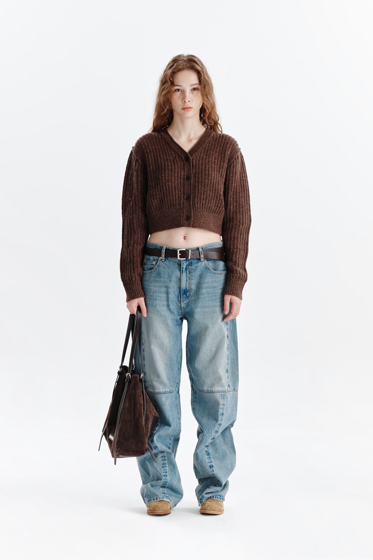 Matinkim Side Washed Denim Pants IN Blue
