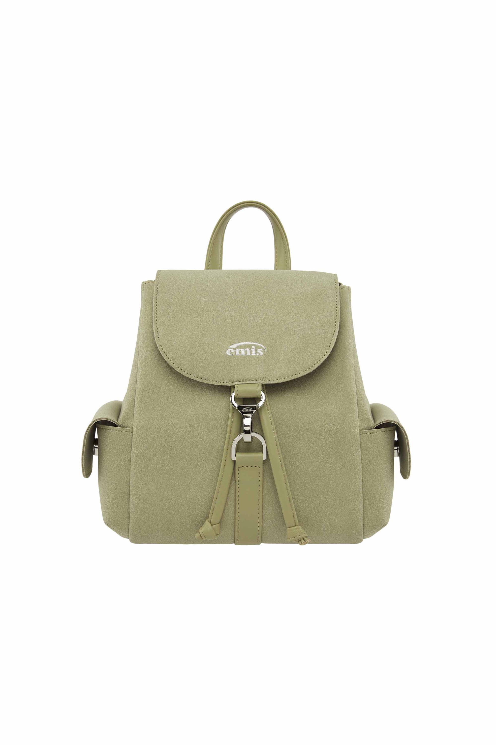 SUEDE BACKPACK-BEIGE