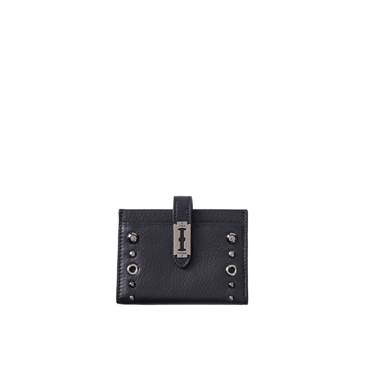 Vunque Magpie Goth Stud Card Wallet Black