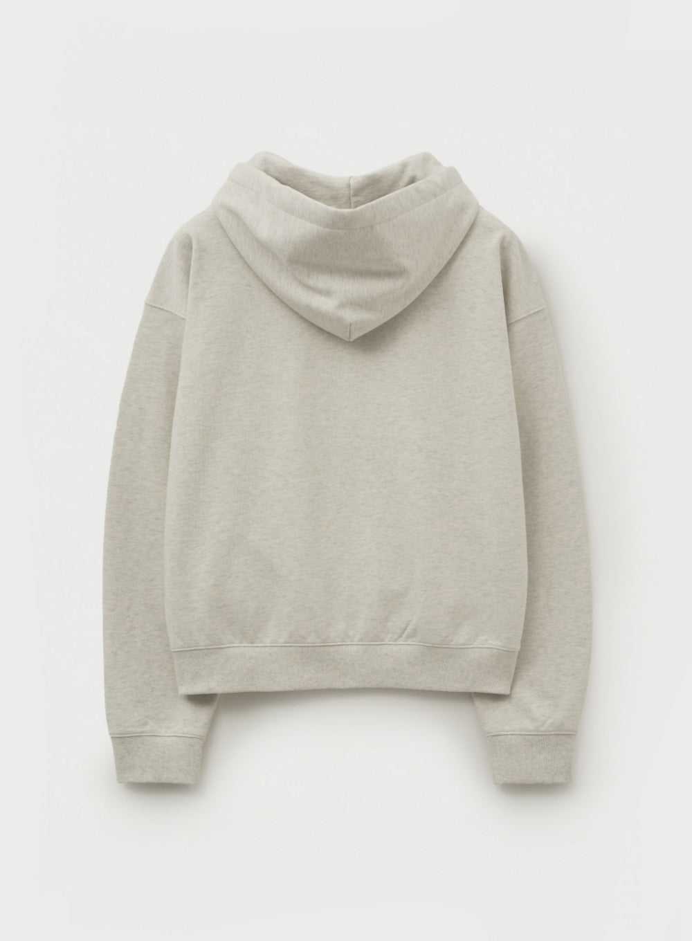 [satur] Apero Loose Fit Tuck Pocket Hoodie - Melange Ivory